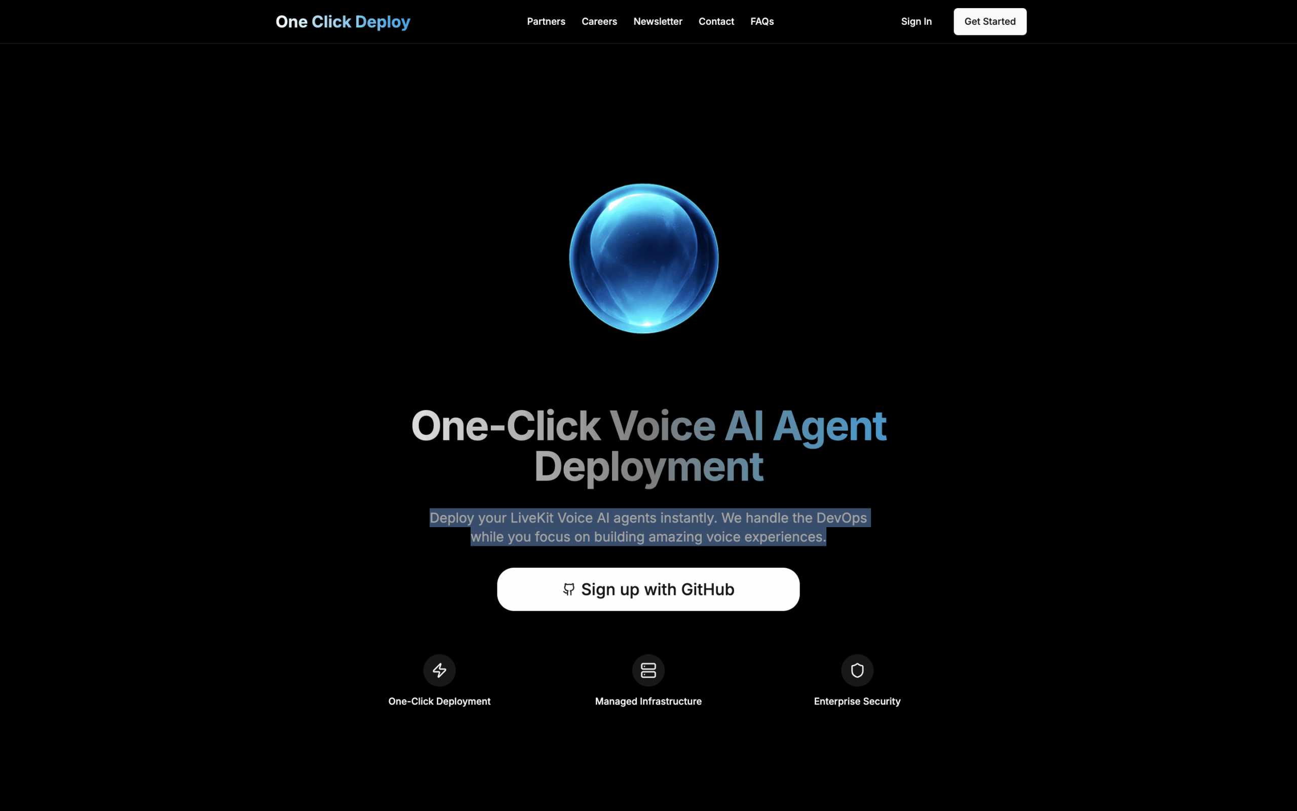 One Click Deploy