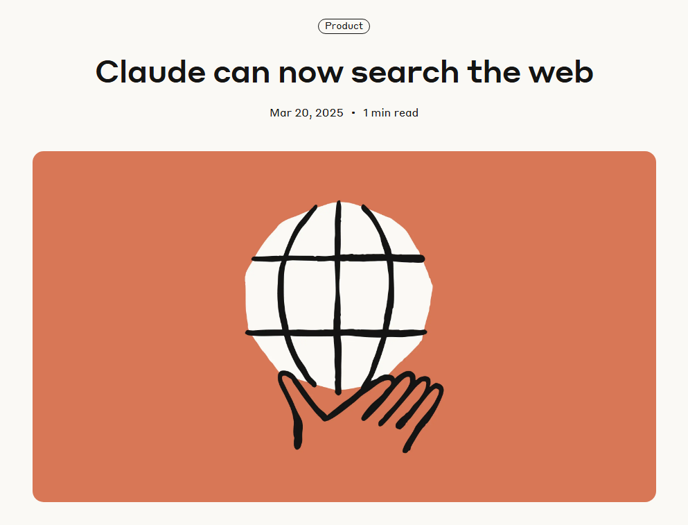 Claude Web Search