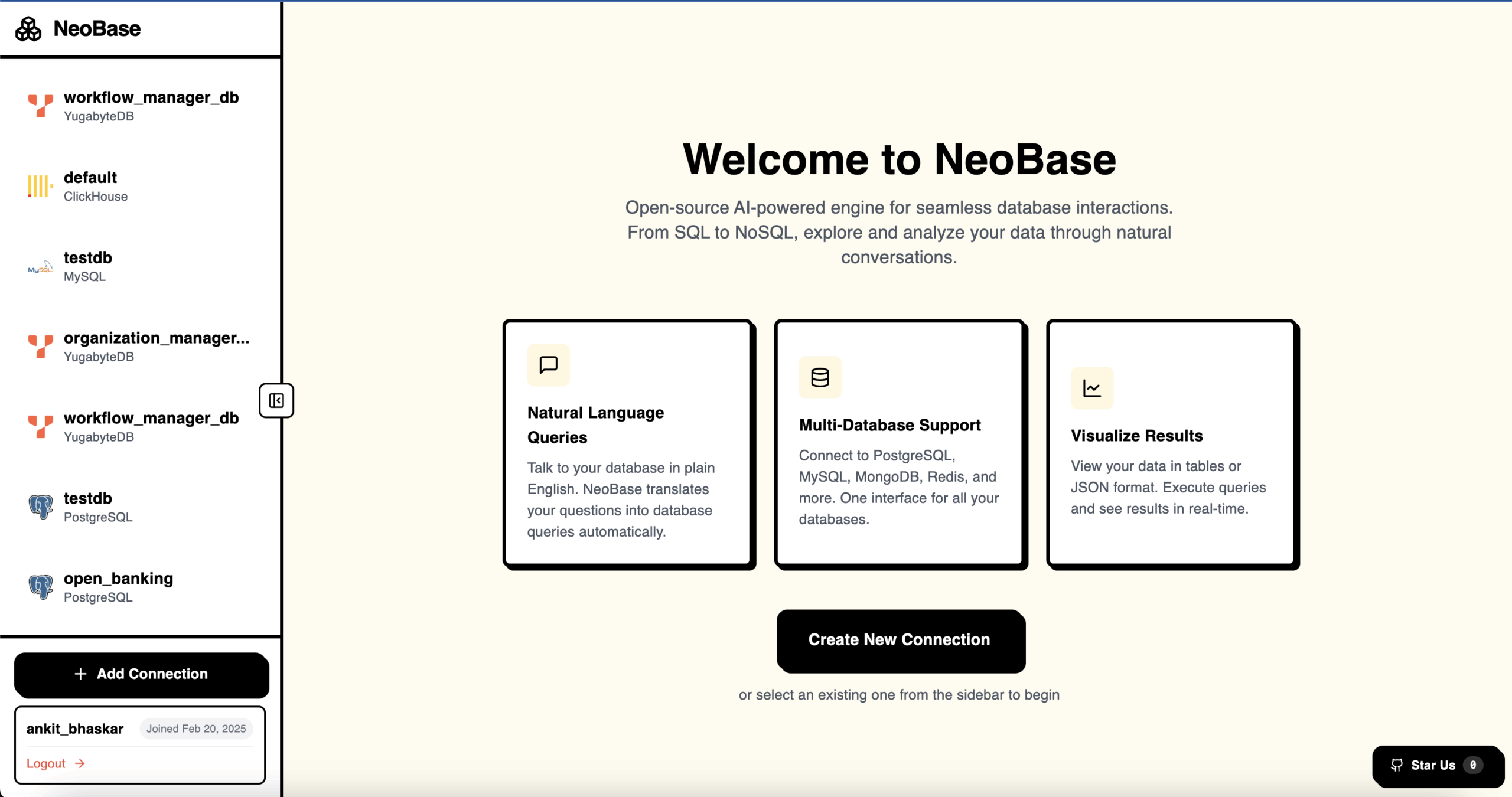NeoBase - AI Copilot for Database
