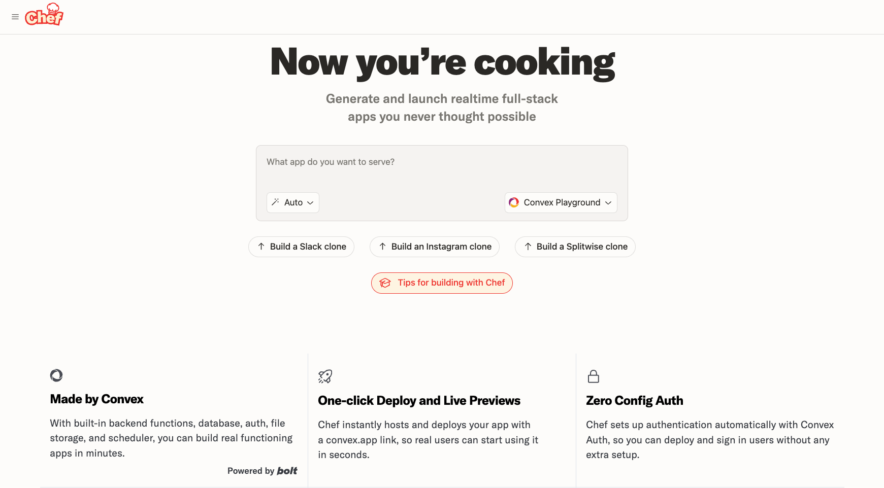 Chef by Convex