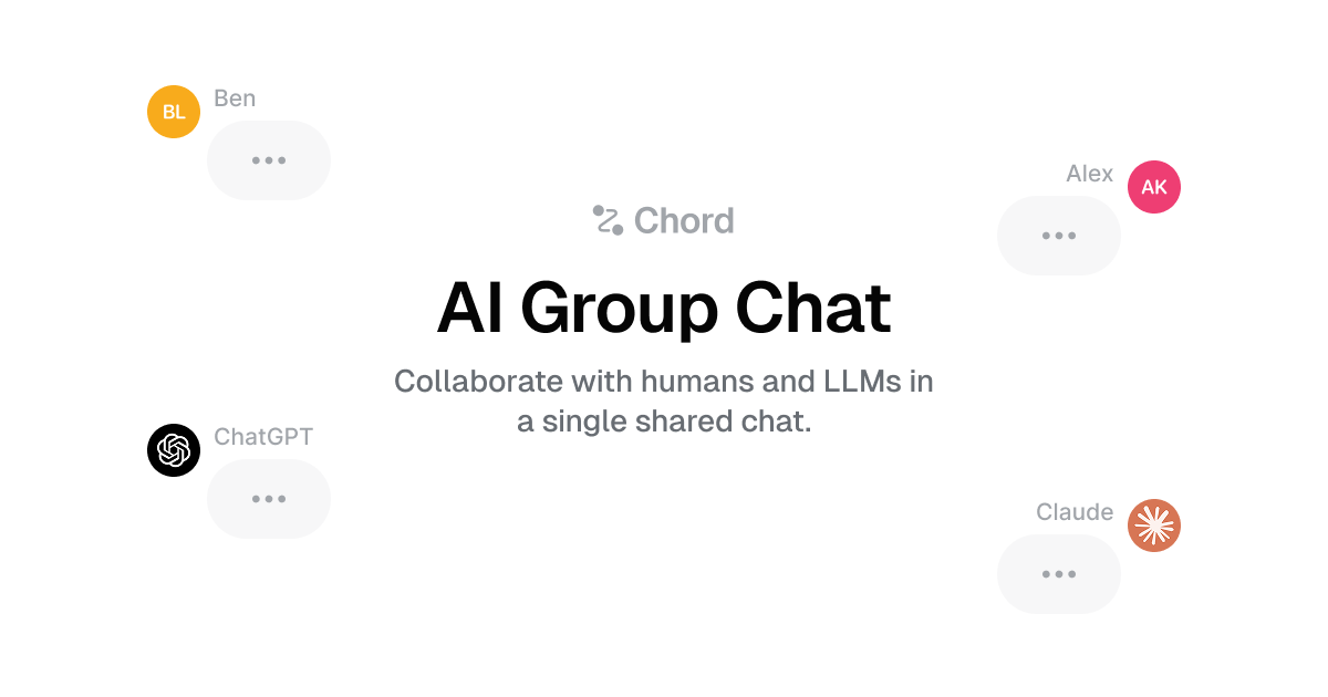 Chord – AI Group Chats