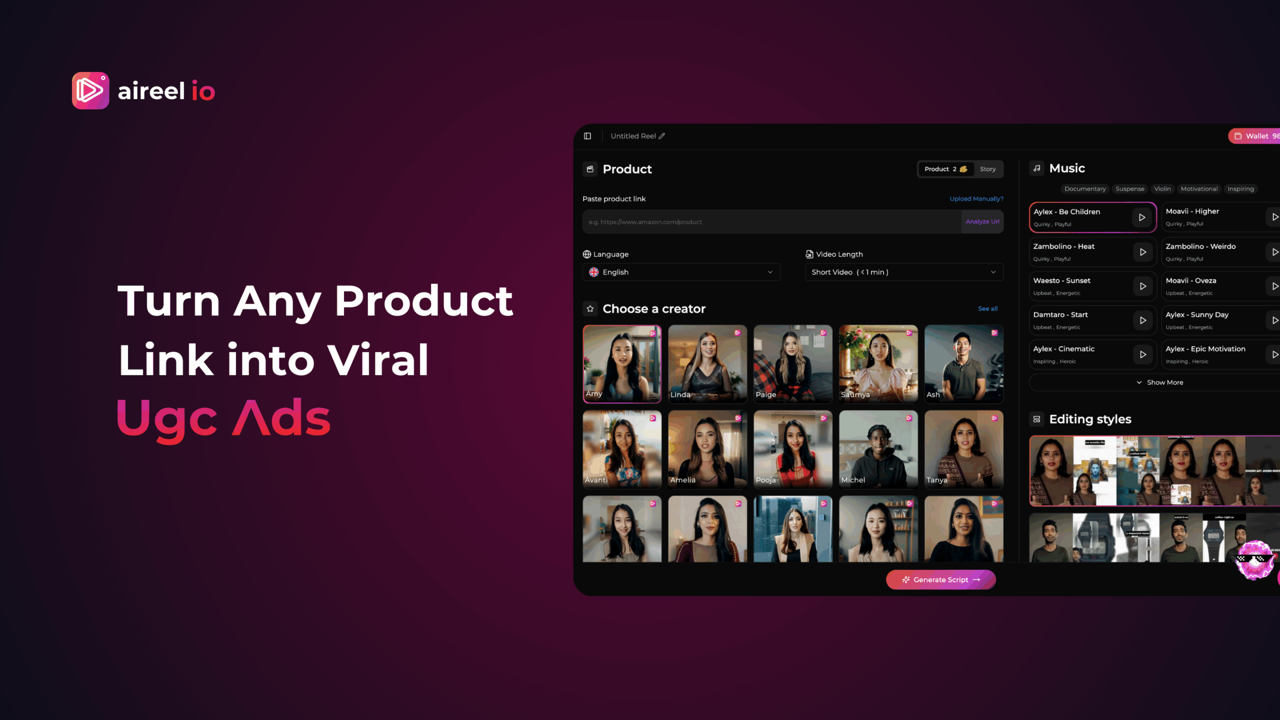 AiReel.io
