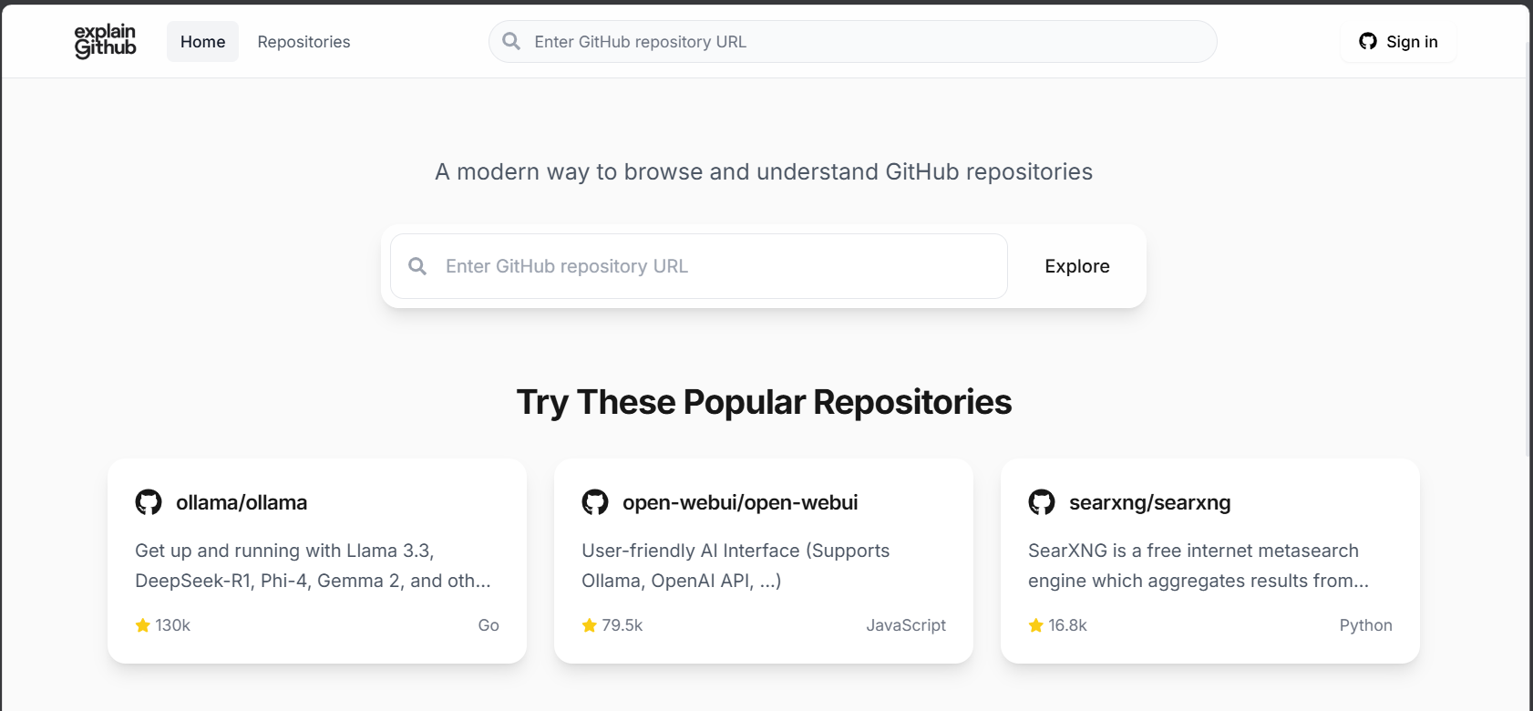 ExplainGithub