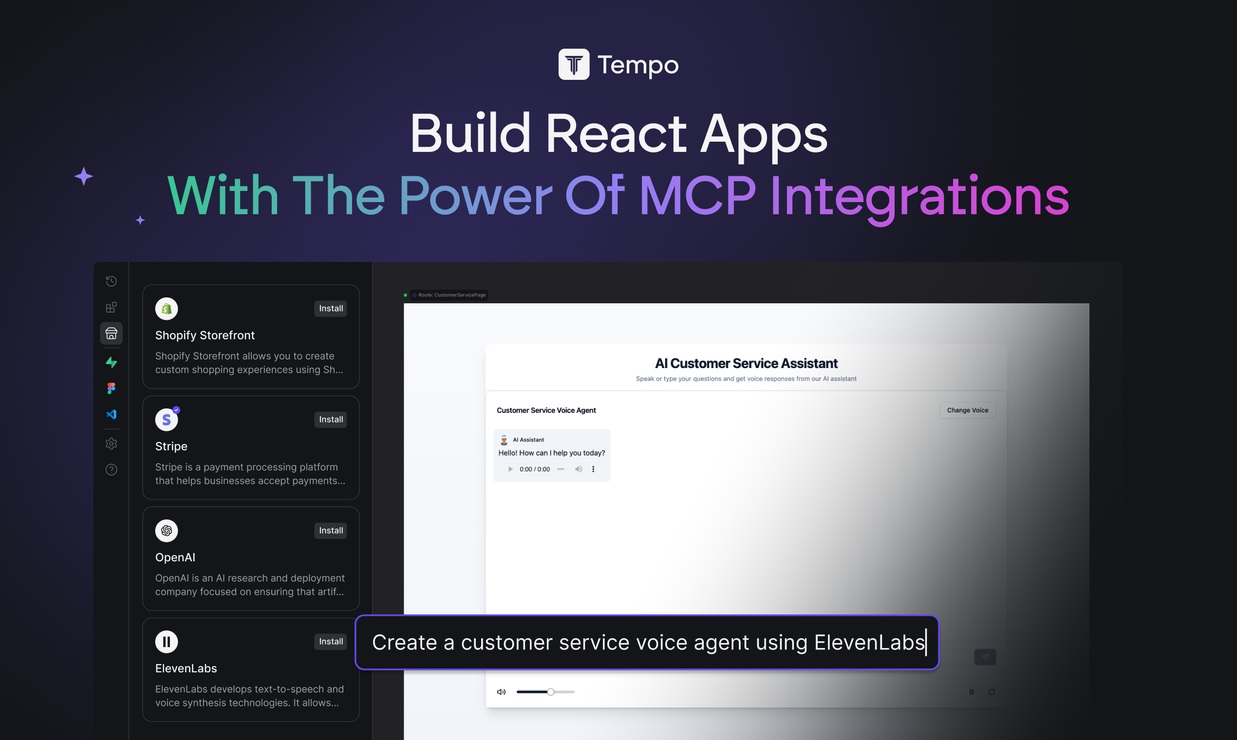 Tempo MCP App Store
