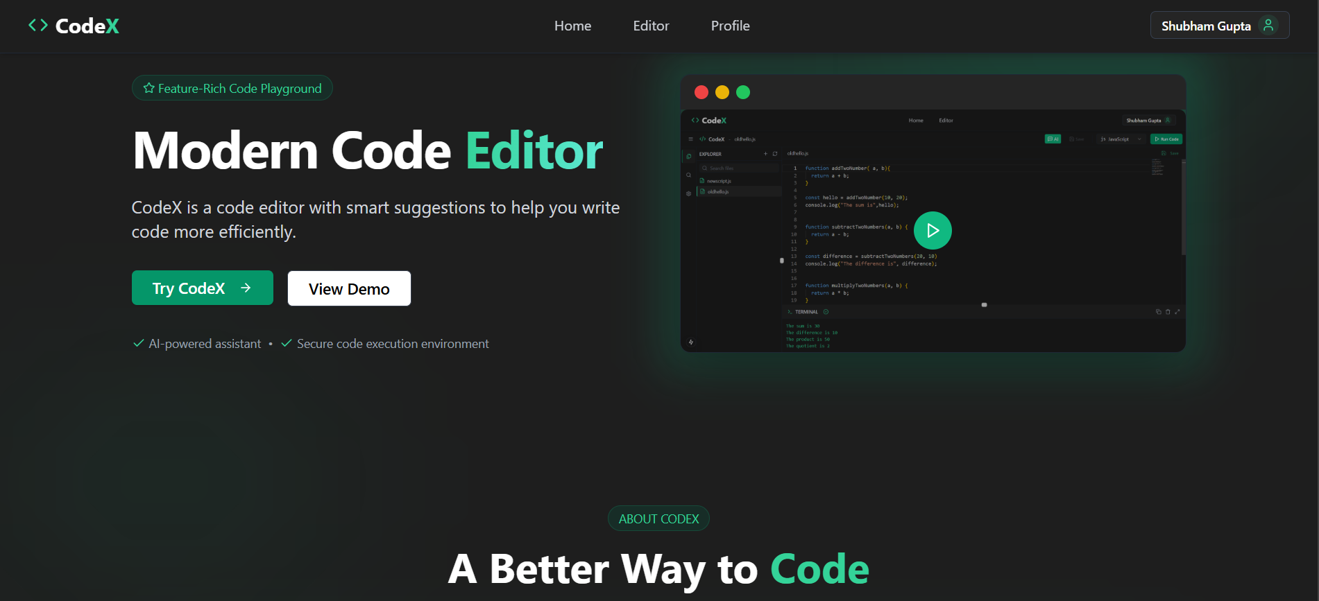 CodeX-Editor