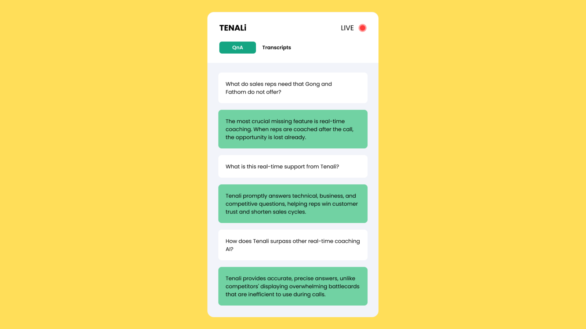 Tenali AI – The AI Sales Engineer