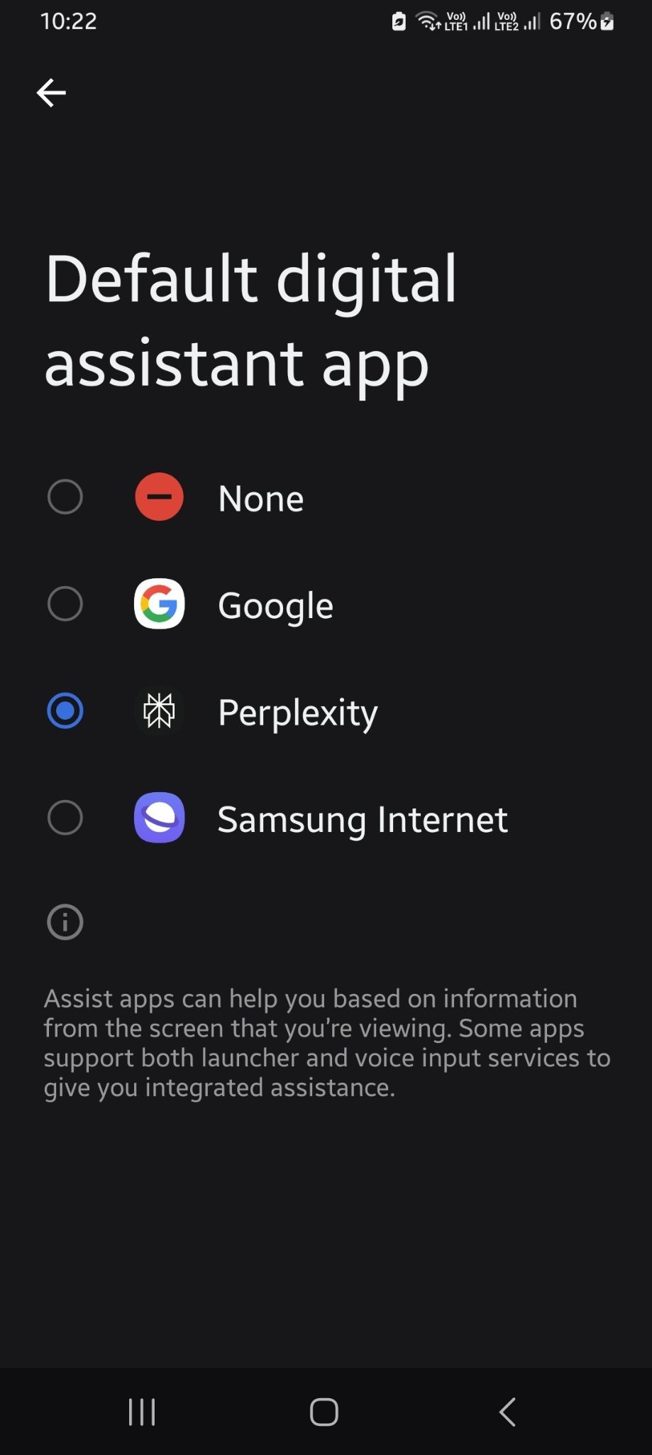 Perplexity Assistant