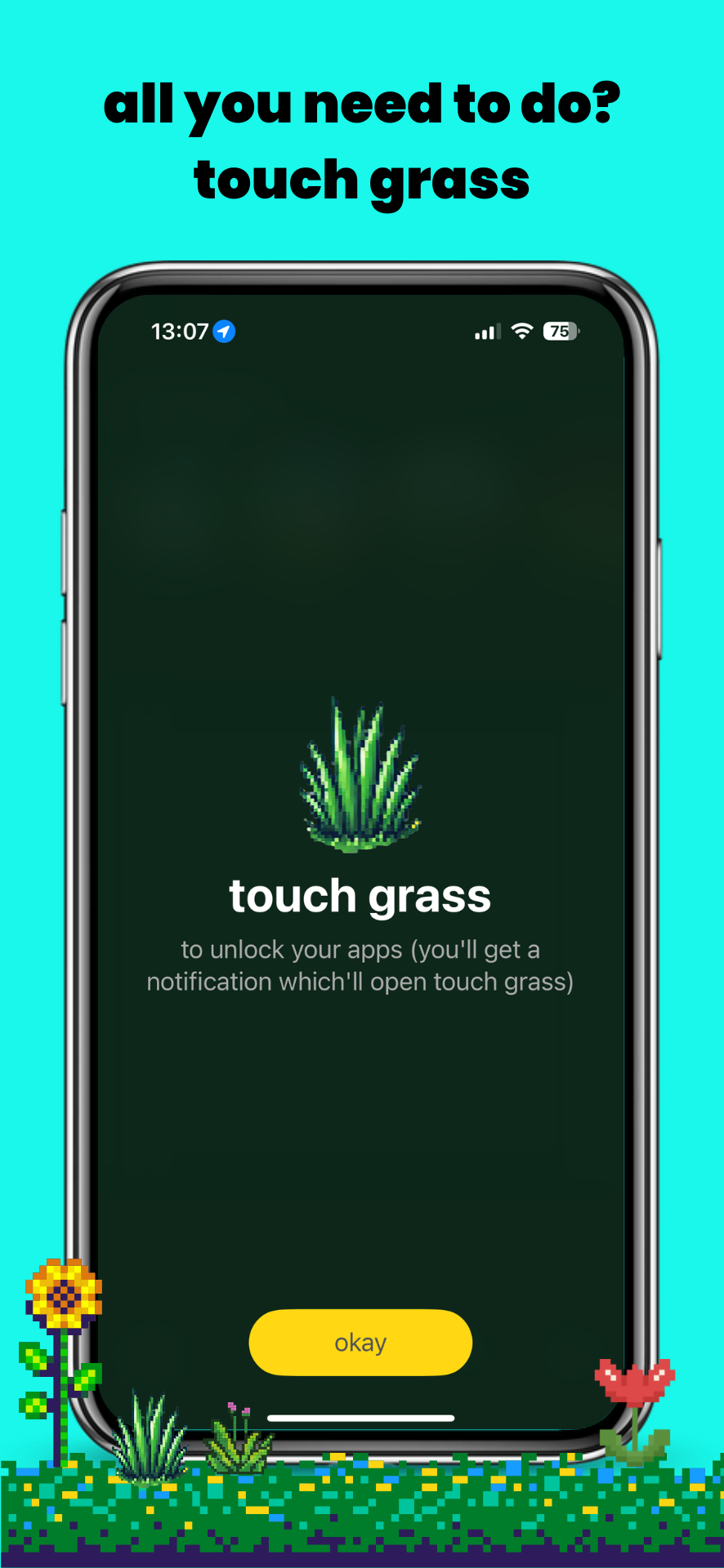 touch grass