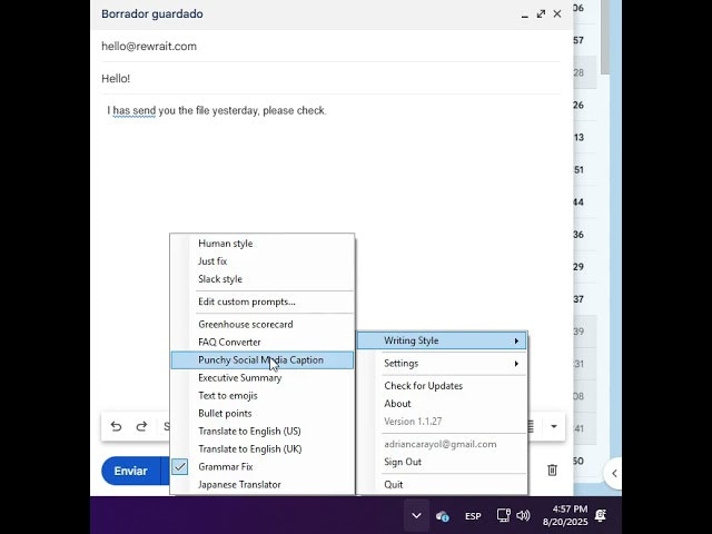 Rewrait for Windows