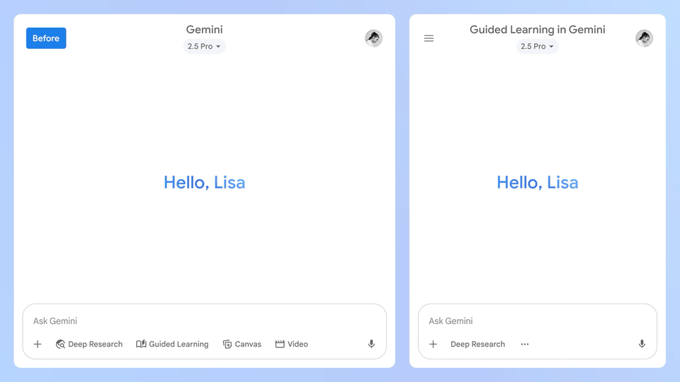 Guided Learning in Gemini