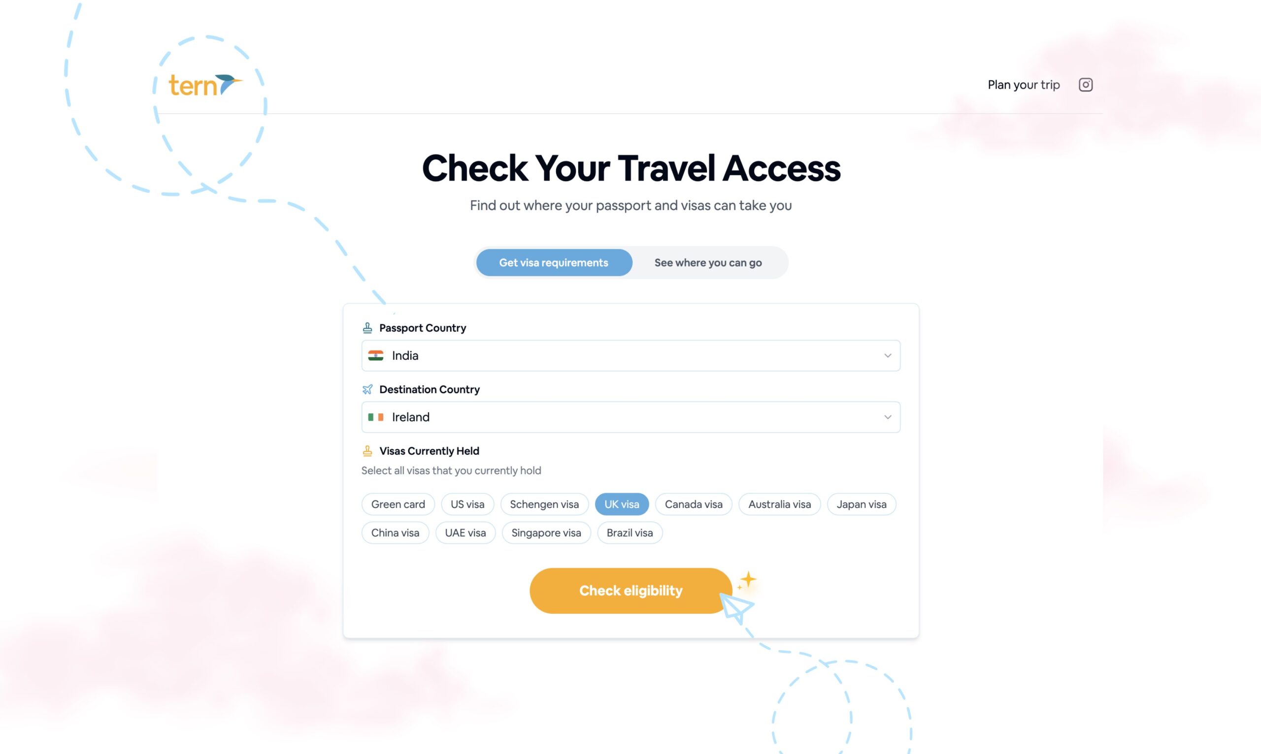 Tern – Where Can Your Passport Take You?