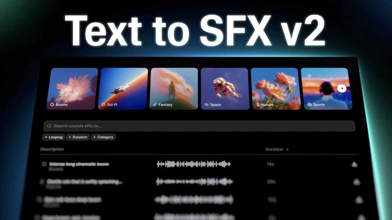 ElevenLabs SFX v2
