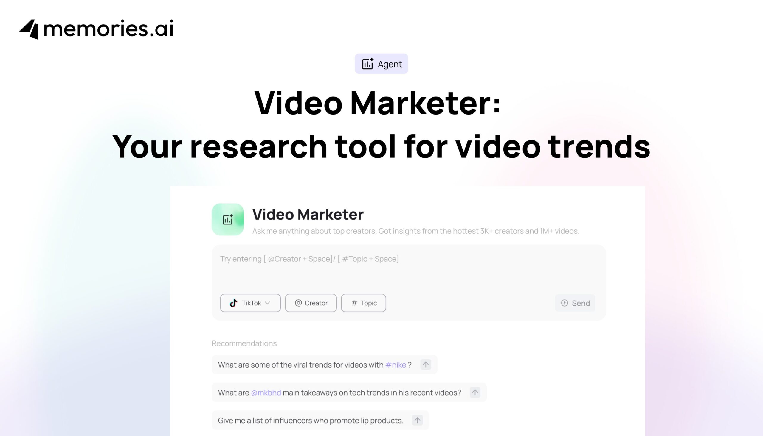 Video Marketer by Memories.ai