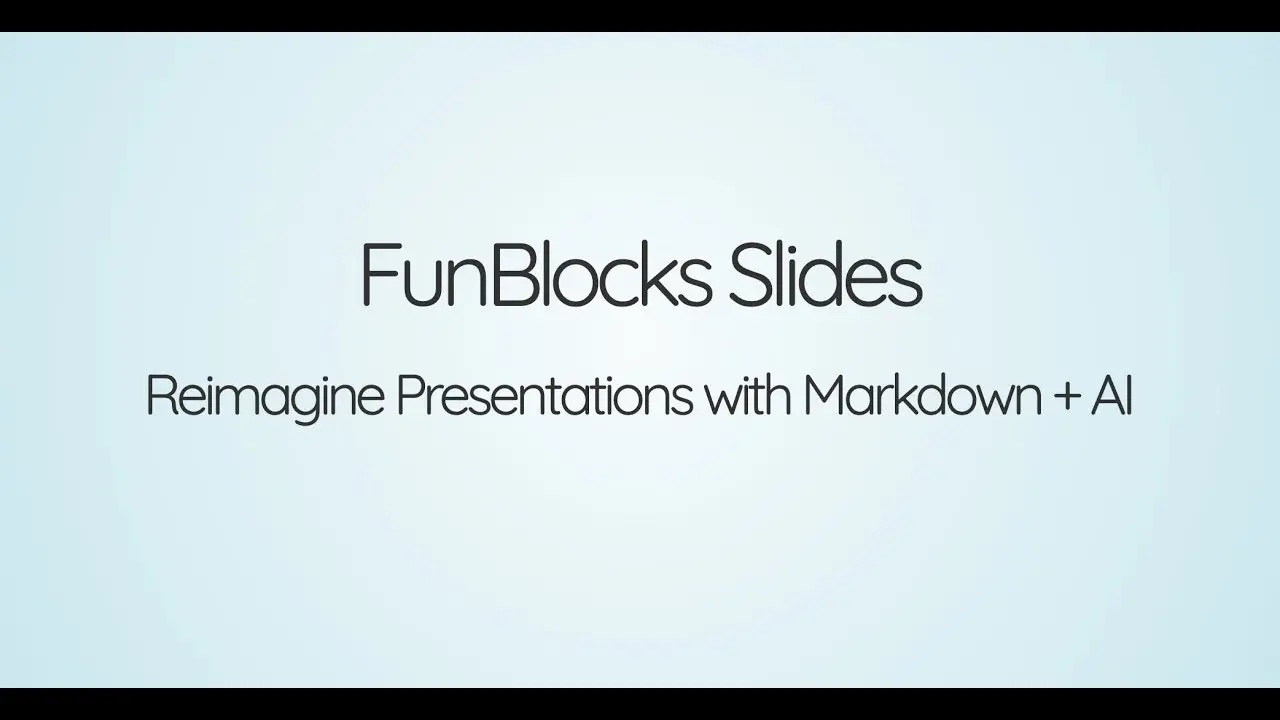 FunBlocks AI Slides