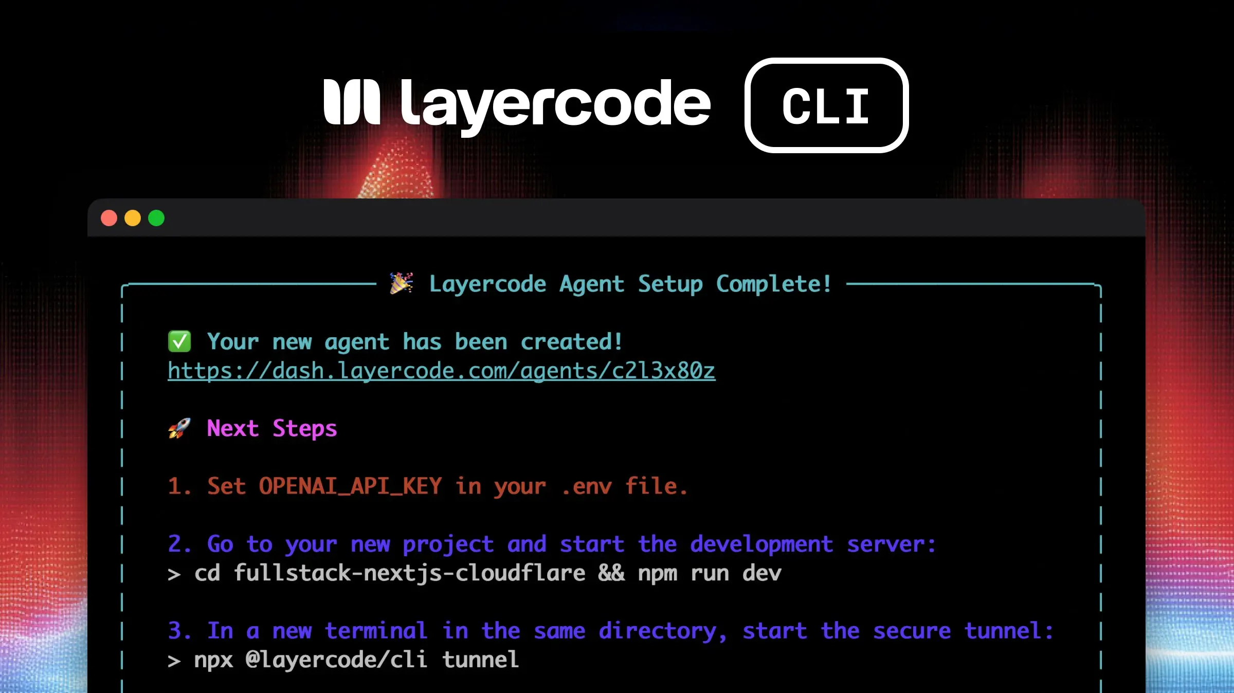 Layercode CLI