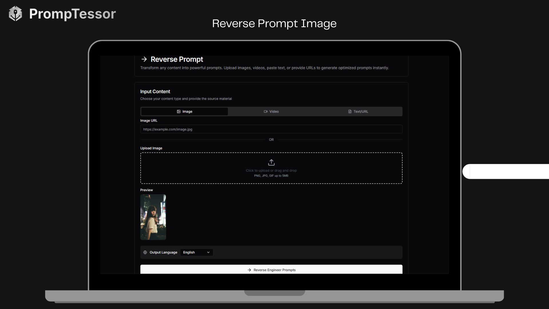 PrompTessor Reverse Prompt