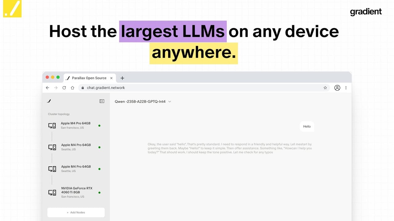 Parallax by Gradient
