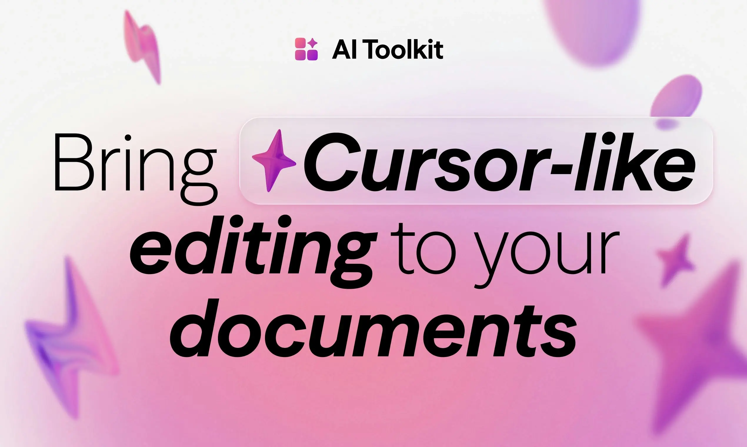 AI Toolkit by Tiptap
