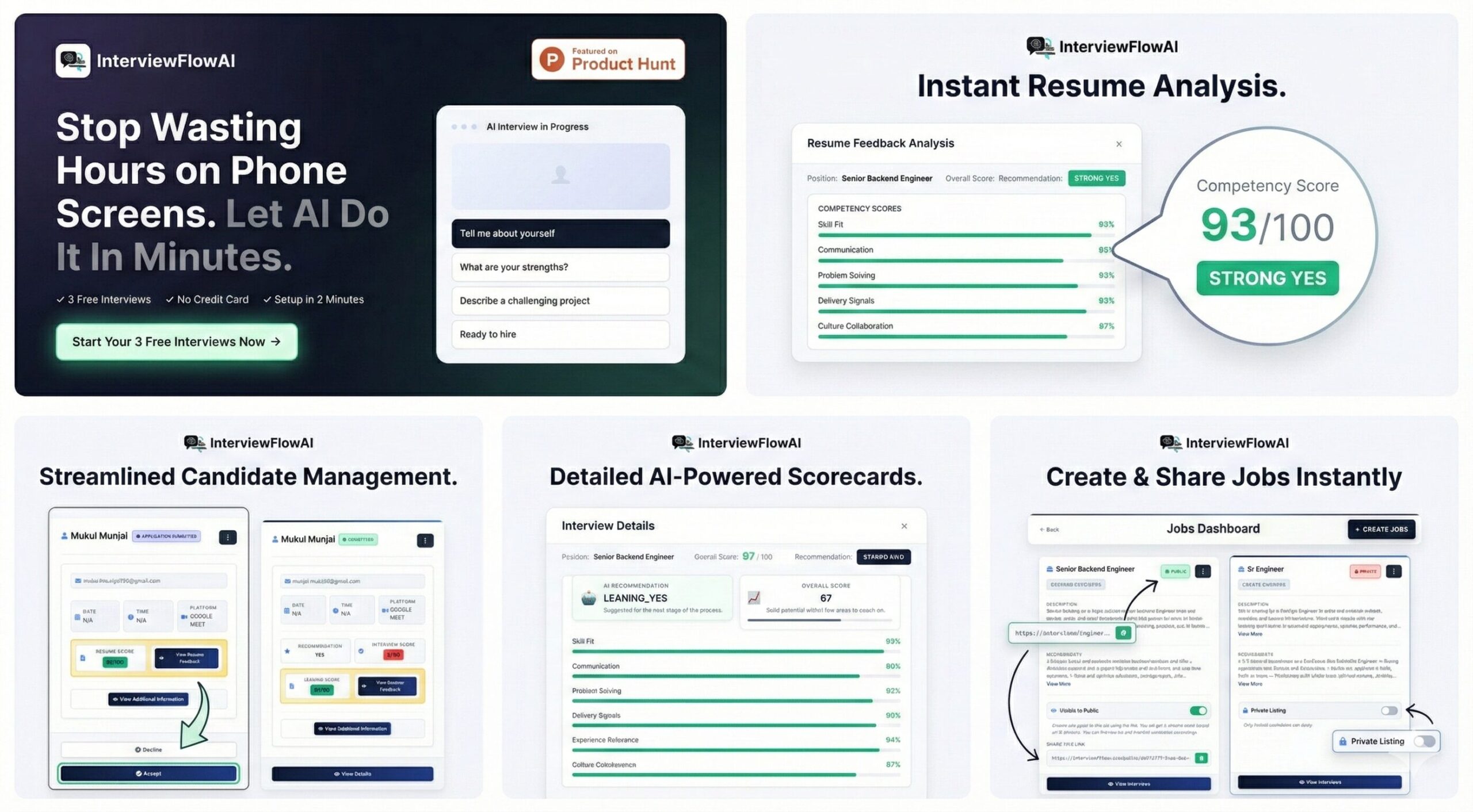 InterviewFlowAI – AI Interviews