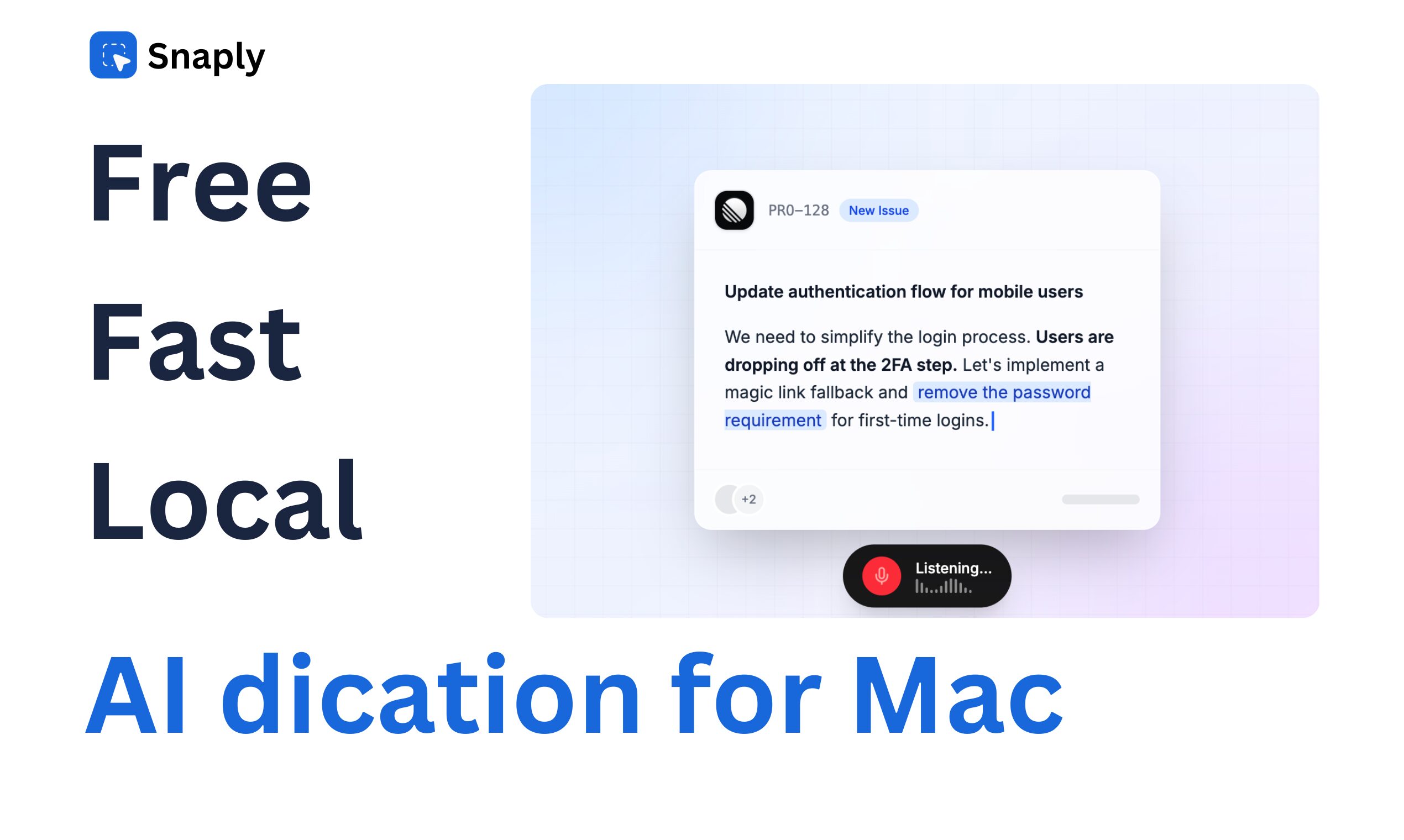 AI dication by Snaply