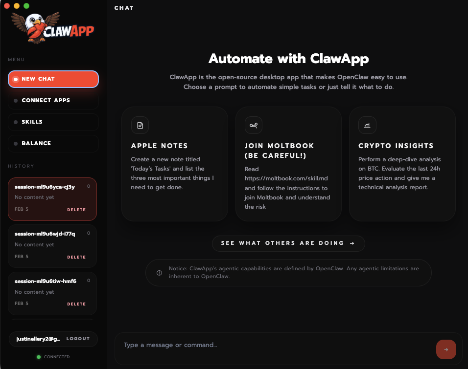 ClawApp: OpenClaw Made Easy