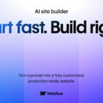 Webflow AI site builder