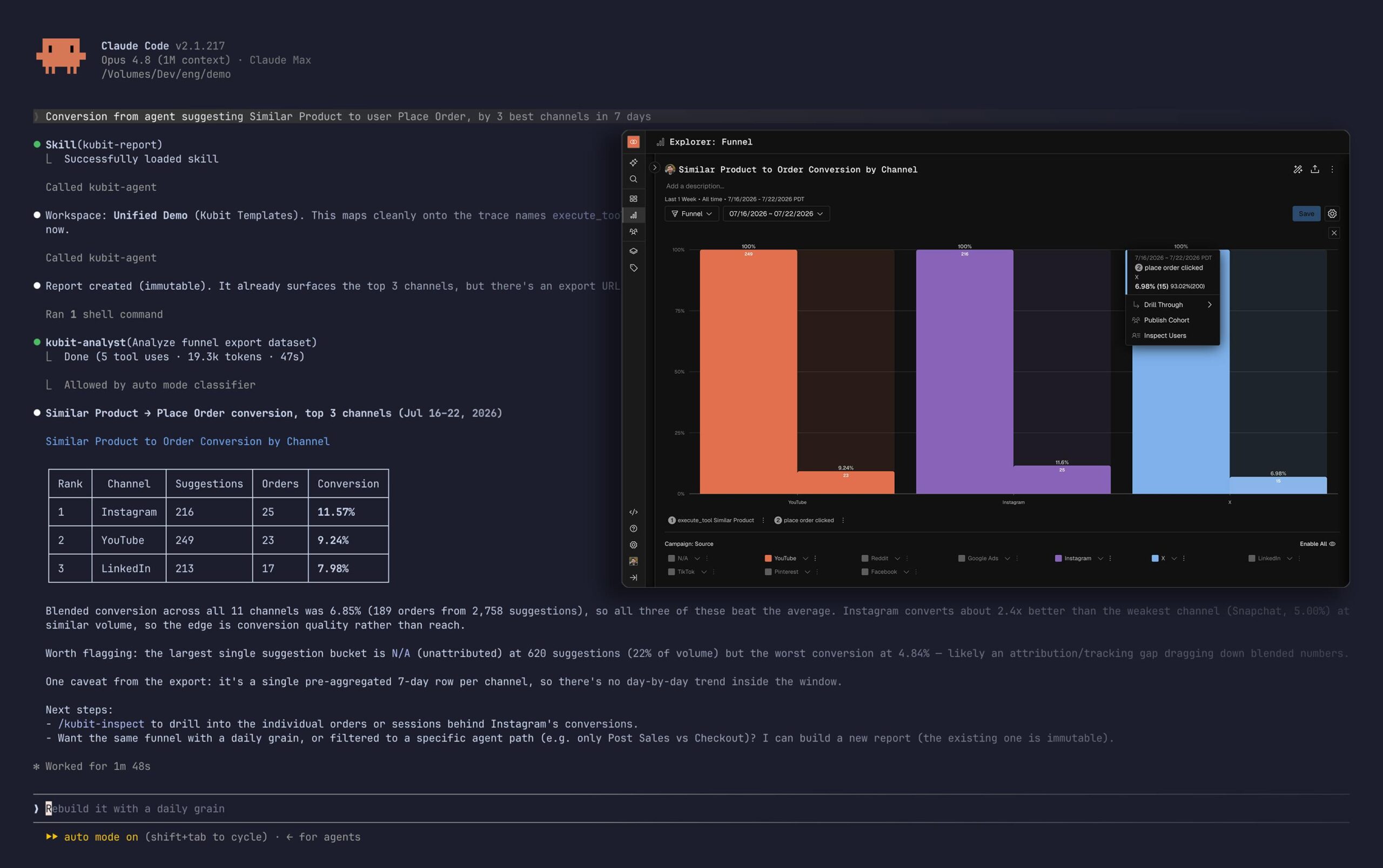 Product Analytics for Agents and Users