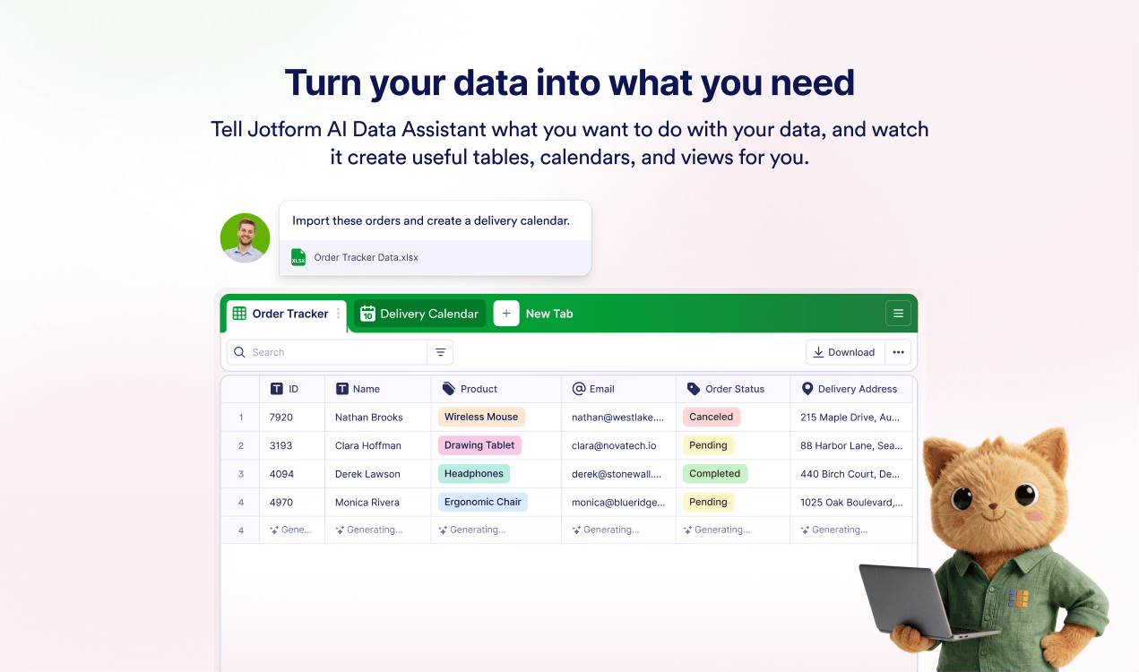 Jotform AI Data Assistant