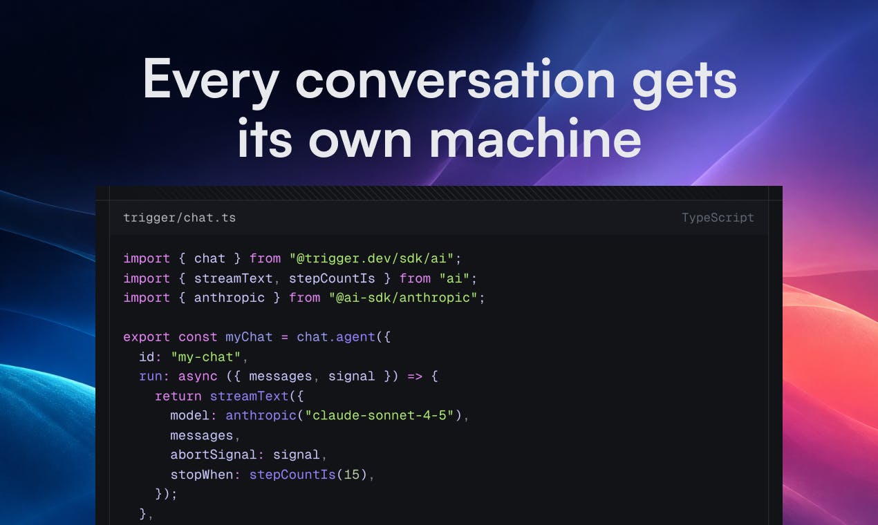 Chat Agent by Trigger.dev