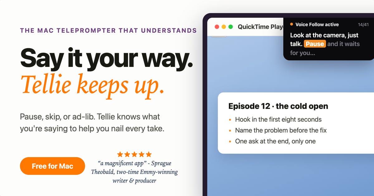 Tellie Prompter 1.5