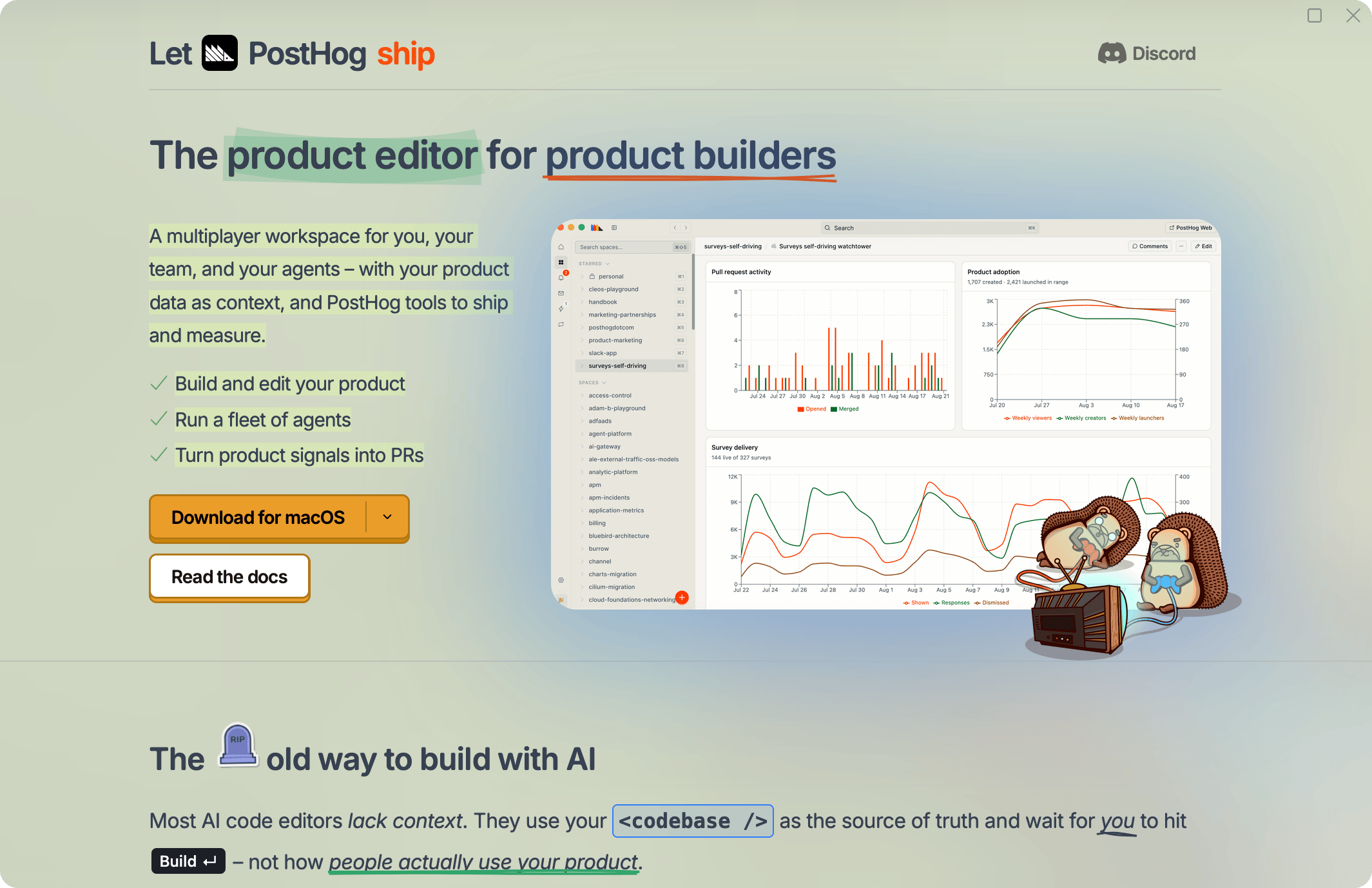 PostHog Desktop